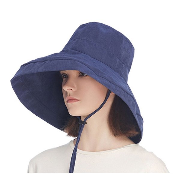 Womens Sun Summer UV Protection Floppy Bucket Hat - Picture 2 of 7
